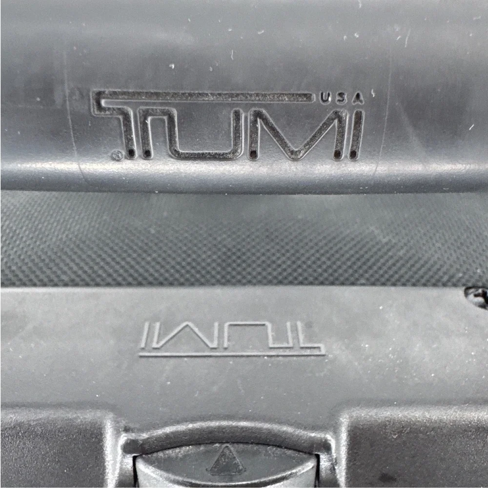 Tumi Ballistic Nylon Suitcase Luggage Black Made in USA Durable Travel 22